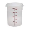 Cambro (RFS22PP190) 22 qt Round Graduated Food Storage Container -