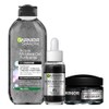 Garnier Kit SkinActive Micellar Water Purifying Gel, Serum AHA+BHA Against