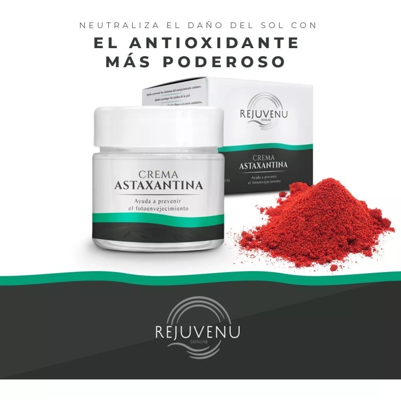 Rejuvenu Global Kit 4 Cremas, Astaxantina, Células Madre, Antiarrugas +40