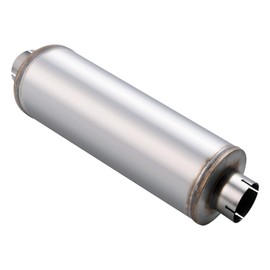 Piclafe 5 Inch Exhaust Muffler, 5" Inlet/Outlet 30" Overall Length Resonator, Stainless Steel Straight Through Design Performance Muffler, 1 PC