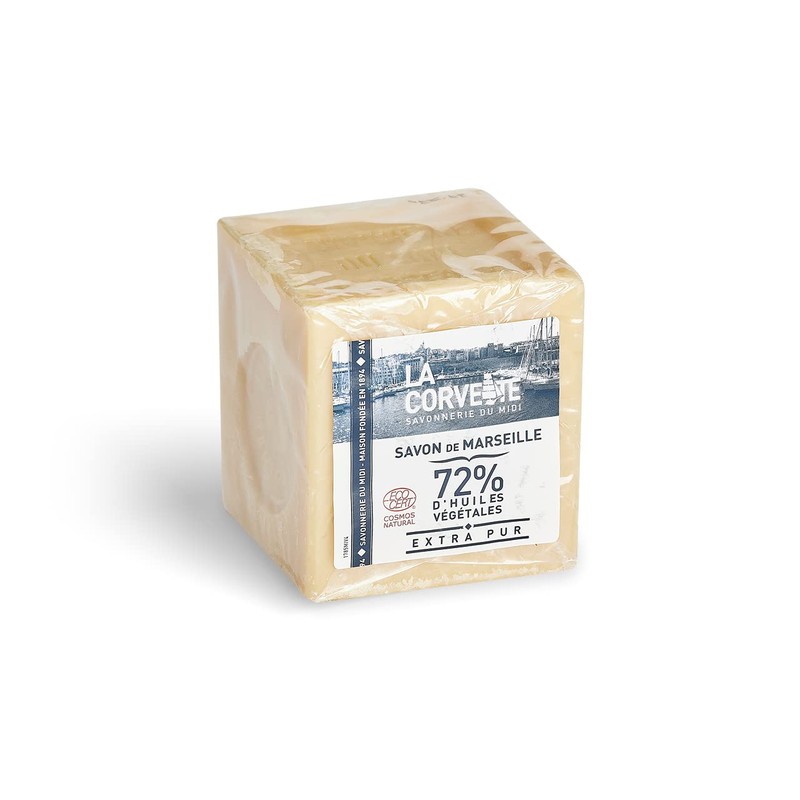 The Corvette Cube of Pure Marseilles Soap Extra ECOCERT –