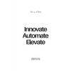 Innovate Automate Elevate Journal: The Innovators Blank Canvas