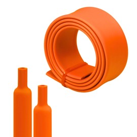 HOLED 1/2" 3:1 Heat Shrink Tubing, Dual Wall Adhesive Lined Wire Heat Shrink Tube Insulation Sealing Waterproof Oil-Proof Anti-Friction (Orange, 16.4ft)