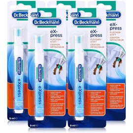 Dr Beckmann Express Fleckenstift 5x9ml - Soforthilfe für Unterwegs Fleckenentfernung To-Go