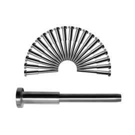 20 Pack Invisible Cable Railing Hardware,1/8" T316 Stainless Steel Invisible Receiver, Swage Tensioner 1/8" for Wood Metal Post Wire Railing Kit Deck Cable Railing Kit (Silver)