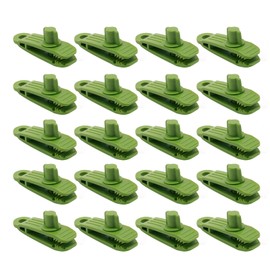 EATAKWARD 20 Pack Heavy Duty Tarp Clips, Green Thumb Screw Tarp Clamps, Strong Car Awning Tent Clamping Clip for Outdoor Camping Tarps Awnings Pool Covers Boats Cars