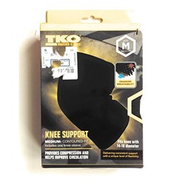 TKO Knee Support Contoured Fit, Medium (For Knee with 14-16 diameter)