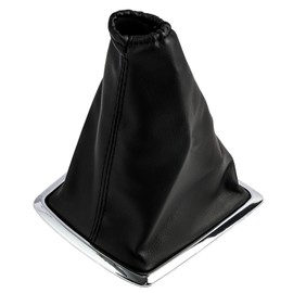 Fllyvly Black PU Leather Gear Shift Lever Cover Fit For Ford Focus 2005-2012 Focus MK2 2005-2008 High Quality Gear Shift Cover - Car Gear Shift Knob Gaiter