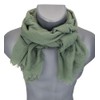 Ella Jonte Mens Scarf Lightweight Soft Scarf Plain, Green