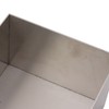 Stainless Steel Tissue Box Square Tissue Holder Large Opening Napkin