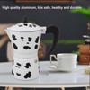 Aoveew Aluminium Milk Cow Colour Pot Portable Coffee Pot for