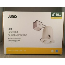 Juno LED Gimbal Kit 4" White Recessed Downlight  (2.2)