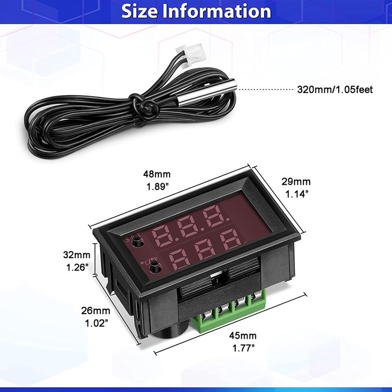Greluma DC 12 V Temperature Controller Programmable -50 to 110