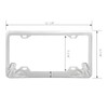 GG Grand General 60192 Chrome License Plate Frame with Chrome