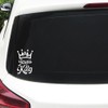 Jesus Is King Car Decal Sticker – Christian Faith Vinyl