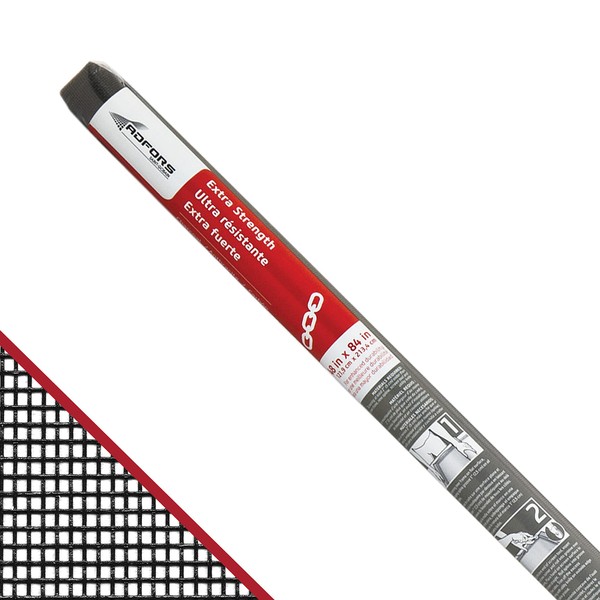 Saint-Gobain ADFORS FCS10114-M Heavyweight Weave Door and Window Screen, 48"