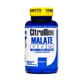 IAF Network S.p.A. (Italy) YAMAMOTO NUTRITION Citrulline MALATE 90 Compresse, Integratore Alimentare a base di L-Citrullina e Acido Malico, Fornisce Supporto Energetico