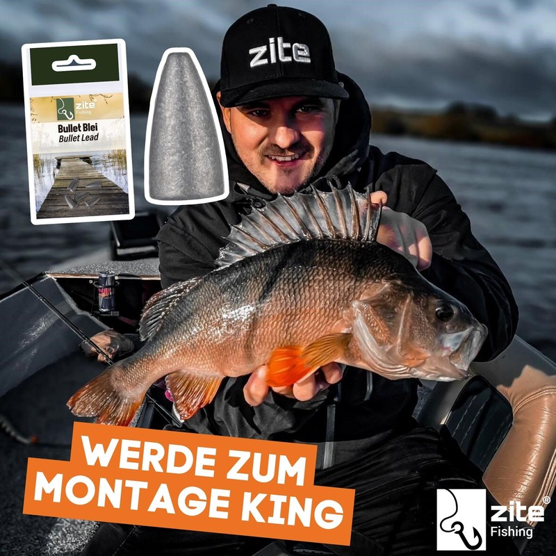 Zite Fishing Bullet Lead Fishing Weights Various Sizes 3.5-14g Ideal