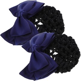 HEALLILY 2 Piezas redecillas para el cabello para mujeres accesorios para accesorios redecillas para mujeres pinzas para el cabello para pinzas para cabello tela
