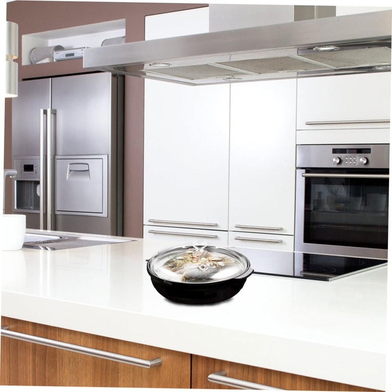 Mikinona High Borosilicate Glass Soup Pot Lid Cooking Lid Excellent