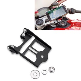 LEDISHUN for 1299/1199/959/899 Panigale V4 V2 Motorcycle Cell Phone Mount, GPS Bracket Navigation Bracket Phone Holder(for Ducati Motorcycle Vehicle)