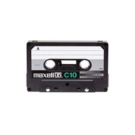 Maxell Music For Cassette Tape 10 Minutes Pack of 1 Roll UD Series udc10