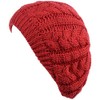 BYOS - Gorro de lana para mujer (juego disponible), Cable