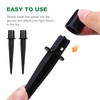 jojofuny Replacement Stakes for Solar Lights, Pack of 10 Plastic