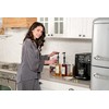 Demi's Home 25.4 oz 750 ml Glass Coffee Syrup Dispenser