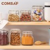 ComSaf ComSaf Airtight Glass Canister Set of 6 with Lids