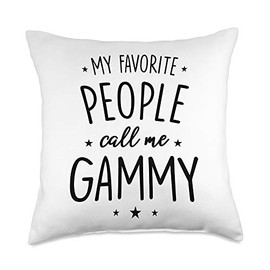 Gammy Gifts Favorite People Call Me Gammy Throw Pillow, 18x18, Multicolor