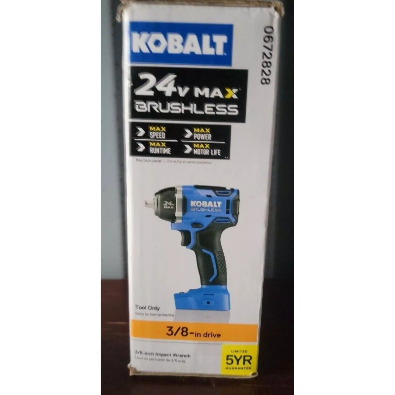 Kobalt Brushless 24-volt Max Variable Speed Brushless 3/8-in Drive Impact