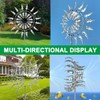 Unique and Magic Metal Windmill, Wind Chime Magic Windmill, 3D