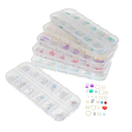 CORHAD Rhinestone Nail Mixed Styles of and for Manicure Decoration for Home and Salon Use