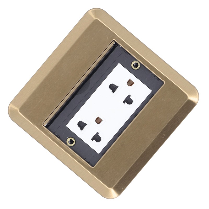Floor Electrical Outlet Multifunctional Stainless Steel Recessed Concealed Pop Up