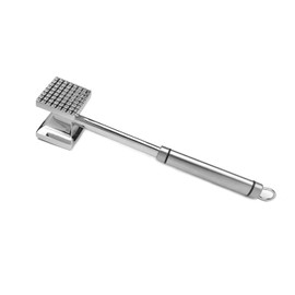 Meat Tenderizer Hammer Stainless Steel Meat Tenderiser Spiked & Flat Hammer Aluminum Alloy Meat Tenderizer Hammer Metal Mallet for Steak, Chicken, Poultry, Beef, Fish, Pork, Good Grips, Tool Used for