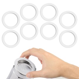 Tobaiwind Gasket Seal Rings for Aluminium Stovetop Coffee Maker Pots Replacement Part Spare Food Grade Silicone Gasket 4 cups (8 Pieces)