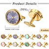 Avaner Men's Clip Cufflinks Watches: Analog Quartz Working Pocket Watch