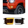 TBHOO - Luces antiniebla LED para Toyota Tacoma DRL ámbar
