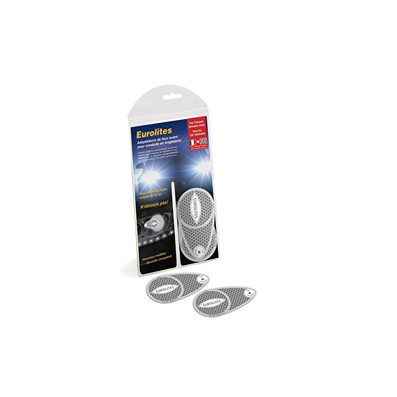 TravelSpot Eurolites Left Hand Drive Headlamp Headlight Adaptor Converters For