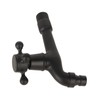 G1/2in Wall‑in Antique Brass Faucet Washing Machine Single Cold Water