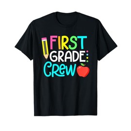 Team 1st Grade Crew Back To School 1st Grade Teacher Kids T-Shirt