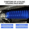 Universal Silicone Rack and Pinion Boot Kit, Dustproof & Waterproof