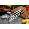 BBQ Set Heavy Duty grilling Utensils 3 piece set. Spetula,