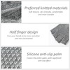 2 Pairs Half Finger Gloves, Winter Warm Gloves, Non-Slip Fingerless