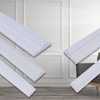 QDYMXUN Self Adhesive TPE Chair Rail, Lightweight Peel and Stick