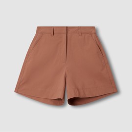 JAJU [JAJU] Women's Cotton Half Pants_Brick