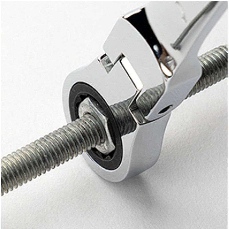 FLZOSPER 15/32‘’ SAE Flex-Head Gear Wrench,Box End Head 72-Tooth Ratcheting