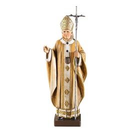 Avalon Gallery Catholic Saints Figurine - Toscana Collection Religious Statue, 9.25" H, Saint John Paul II