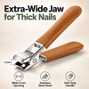 Heavy Duty Thick Toenail Clippers – Wide Jaw Stainless Steel